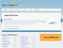 Tablet Screenshot of crmsoftwarereview.org